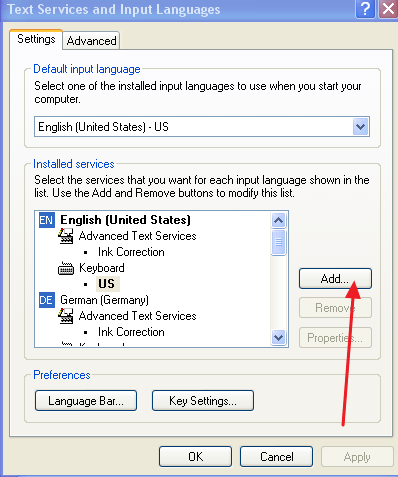 dostupni jezici za windows xp