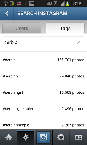 pretraga po tagovima instagram